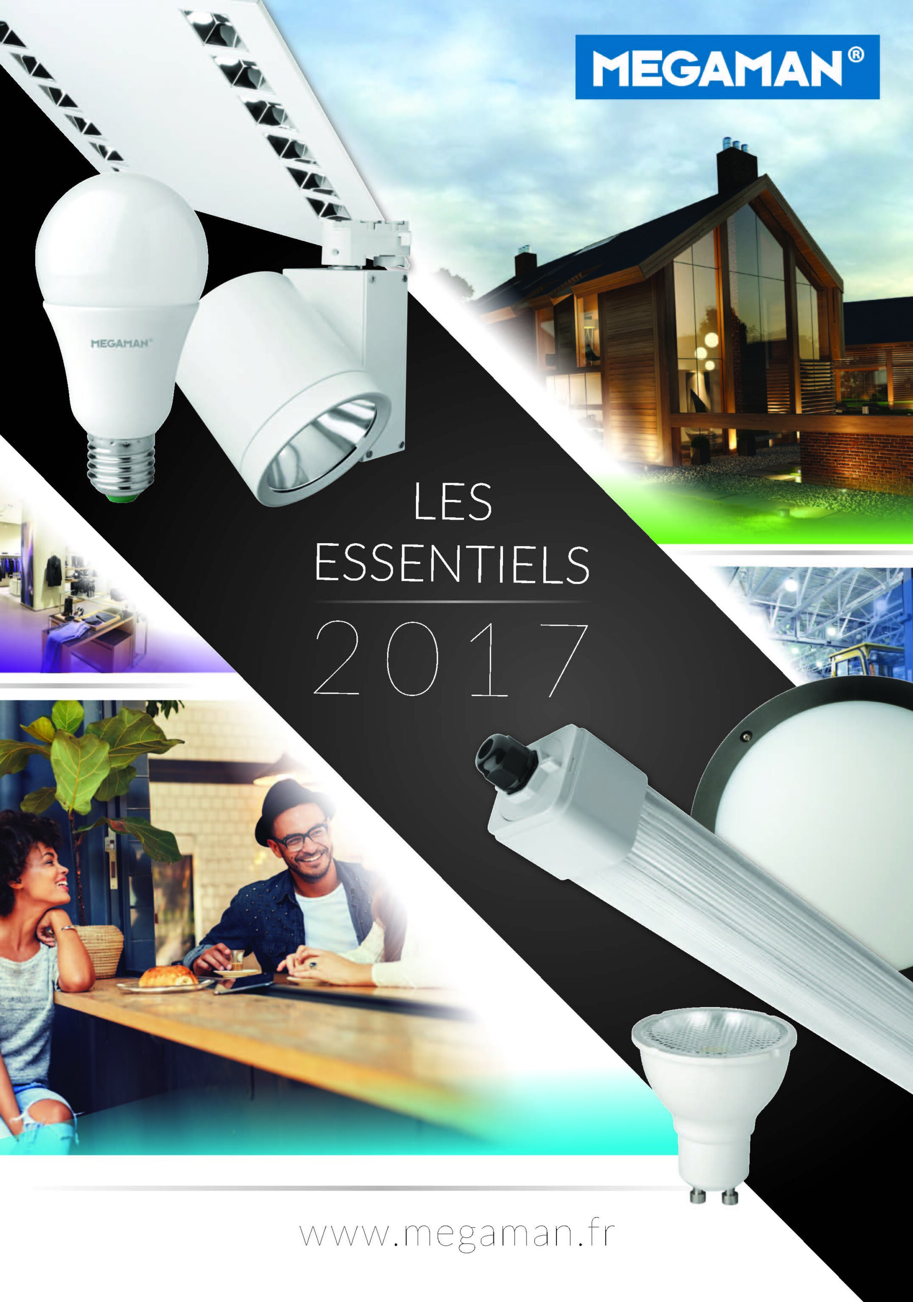 "LES ESSENTIELS 2017", LE NOUVEAU CATALOGUE DE LUMINAIRES ET LAMPES LED MEGAMAN®