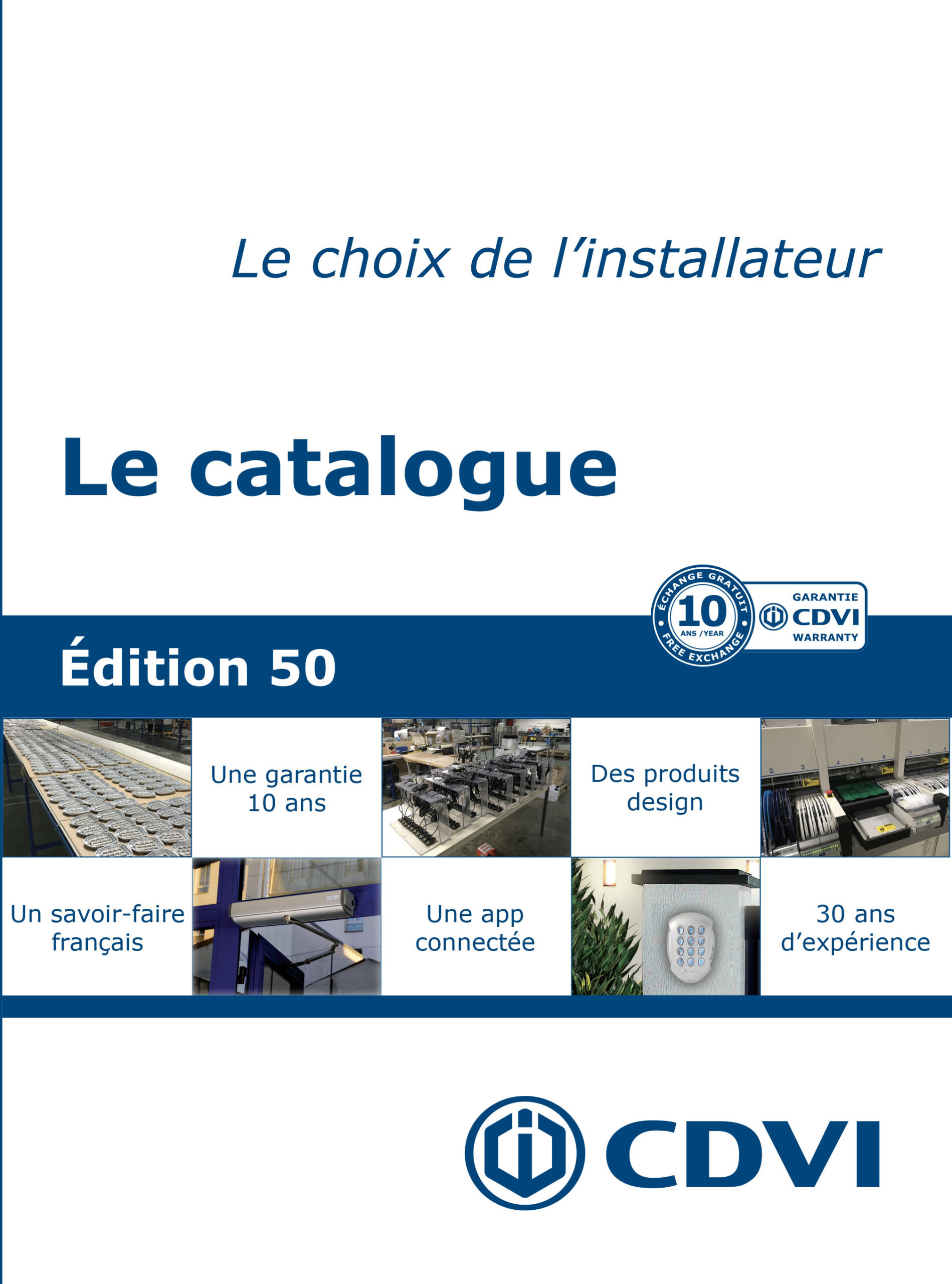 CDVI présente son catalogue ÉDITION 50 et lance la nouvelle version de son site internet