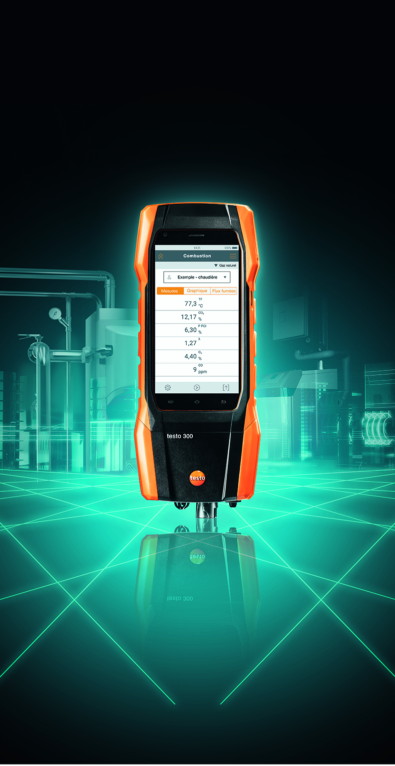 i-analyseur de combustion Testo