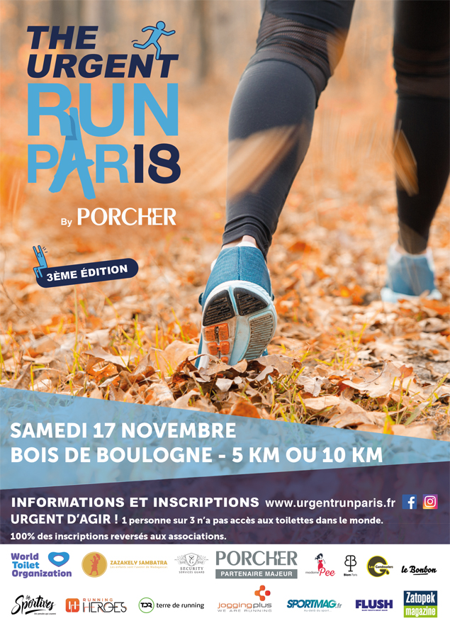 affiche de la course The Urgent Run Paris