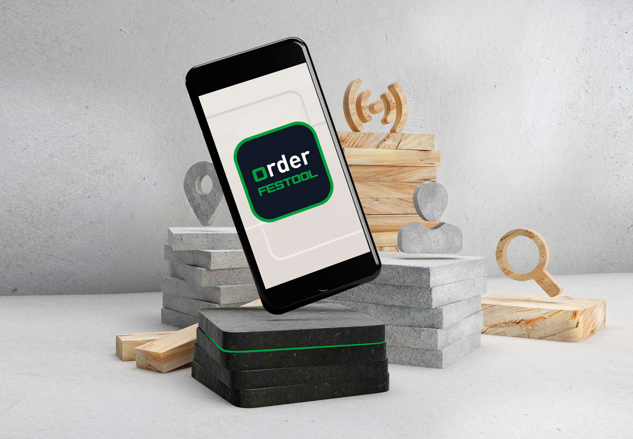 Application Festool Order : un outil intuitif au service des artisans pour rechercher et commander leurs accessoires et consommables