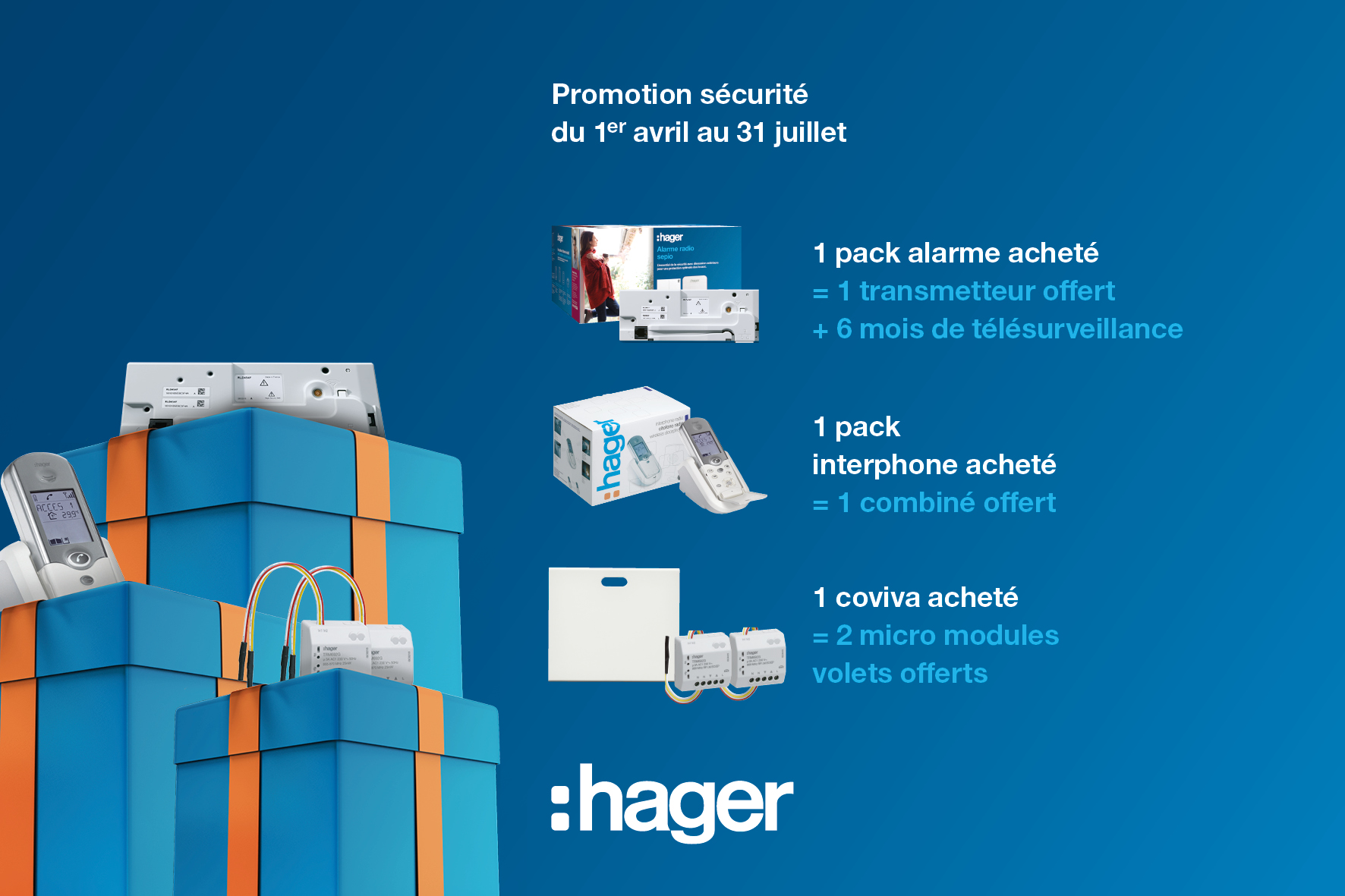 Opération Sécurité & Logement Connecté 2019, Hager vous fait gagner !
