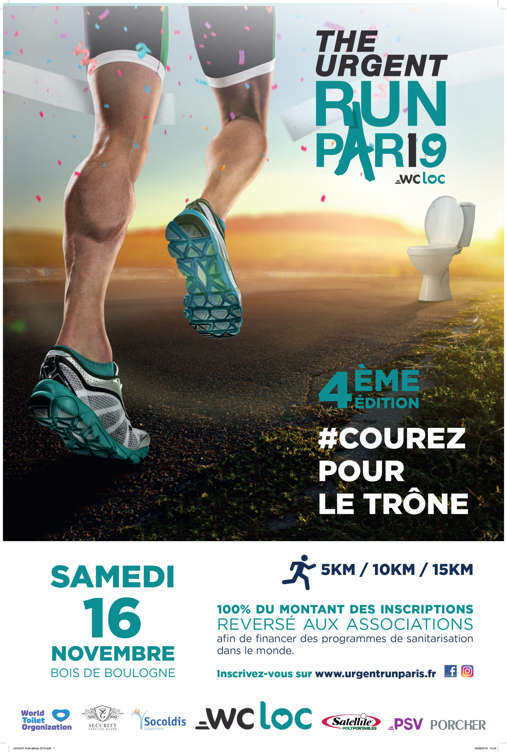 Pour la 4ème édition consécutive, Porcher soutient la course solidaire The Urgent Run Paris