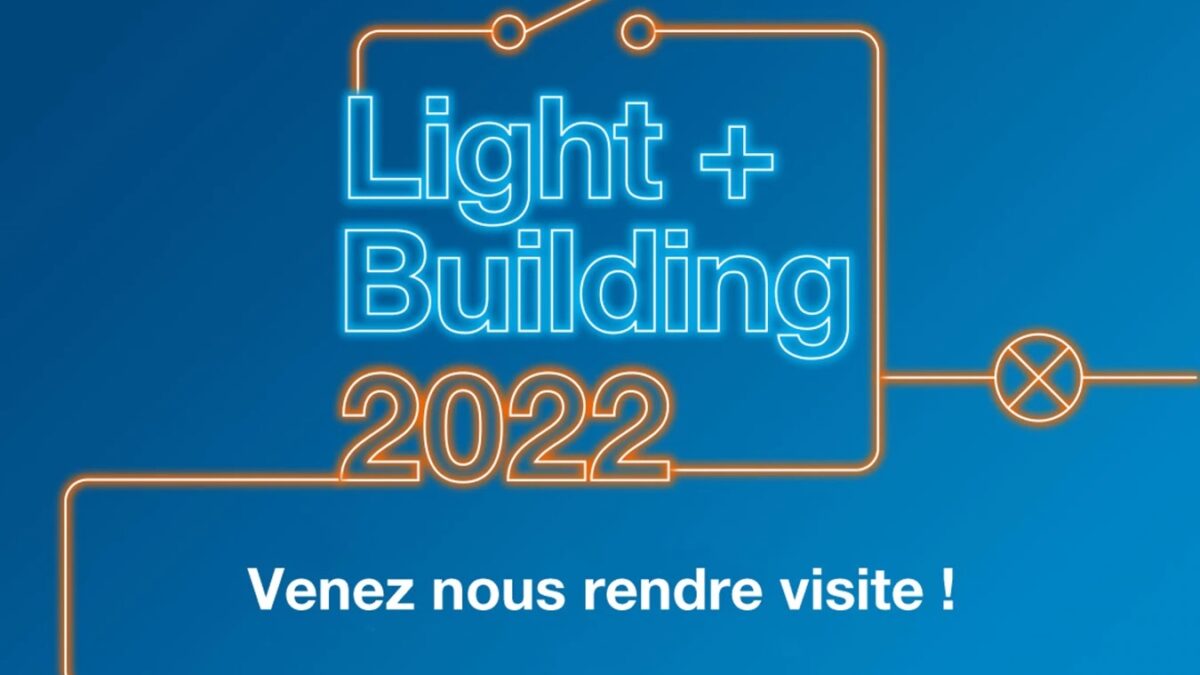 Light + Building 2022, Hager sera présent dans le nouveau Hall 12,  
