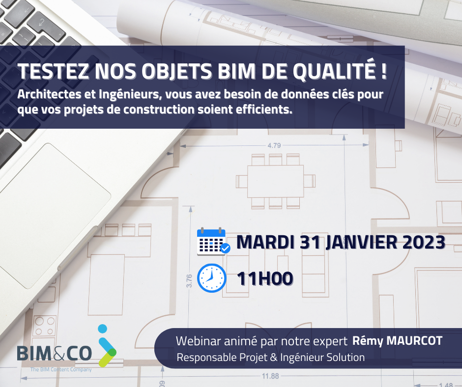 Webinar : Testez nos objets BIM de qualité !