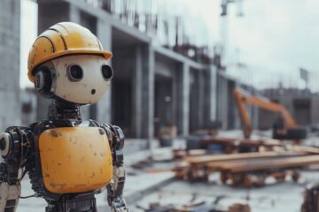 robot sur un chantier