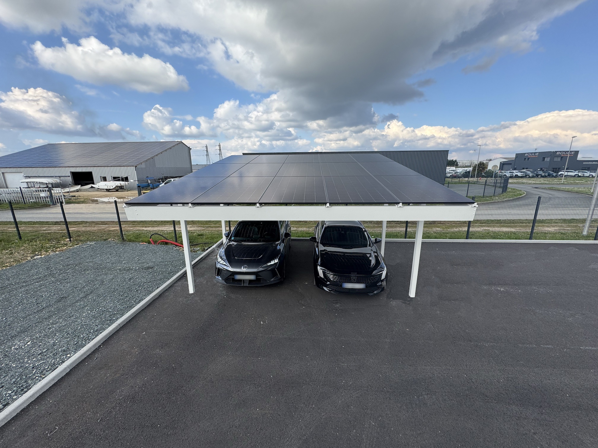 closura ombrière solaire photovoltaïque